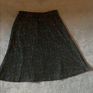 H&M Charcoal Midi Skirt